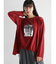 ドロストヘム箔ロゴロングTシャツ