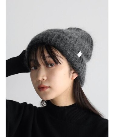 モヘアウールニットキャップ