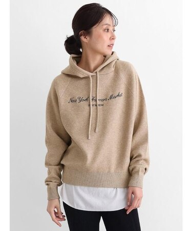 ロゴニットフーディー