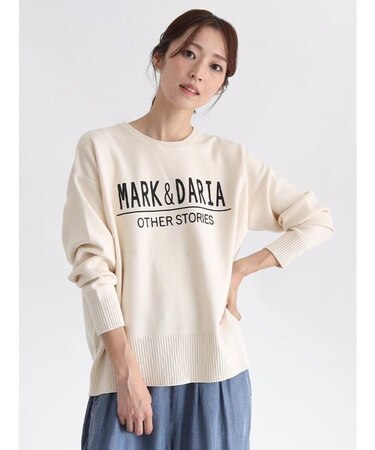 ロゴデザインニット