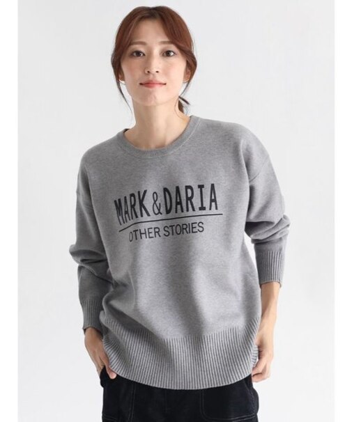 ロゴデザインニット