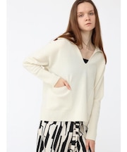 made in SUWA スキッパーニット