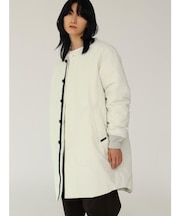 Backquilting Long Down Coat