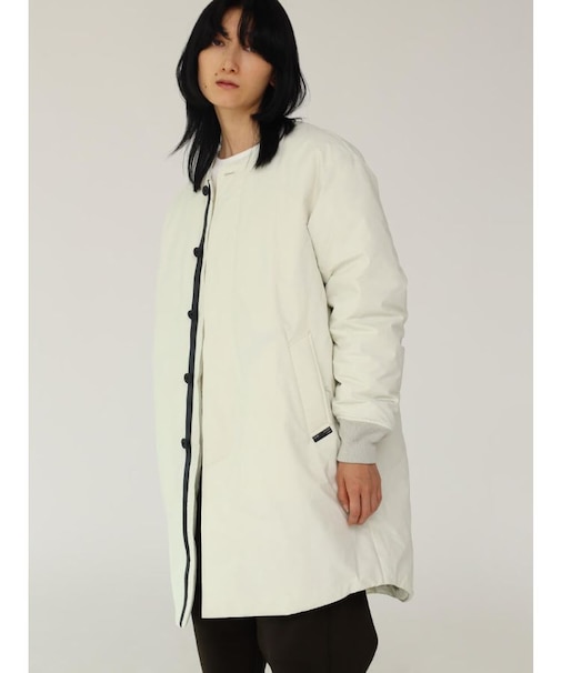 Backquilting Long Down Coat