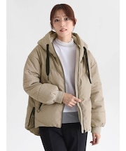 フードミドルダウンブルゾン