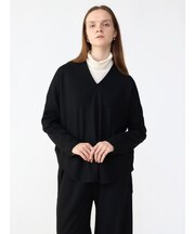 ウールスムースＶネックプルオーバー