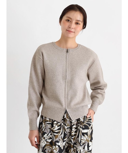 ２wayダブルジップニット