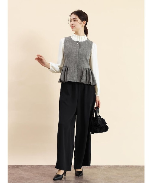 ツイードジレセットアップ