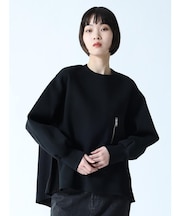 サイドジップデザインプルオーバー