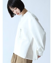 サイドジップデザインプルオーバー