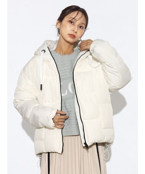 編み込みフードダウンジャケット｜メドックの通販｜&mall（アンド