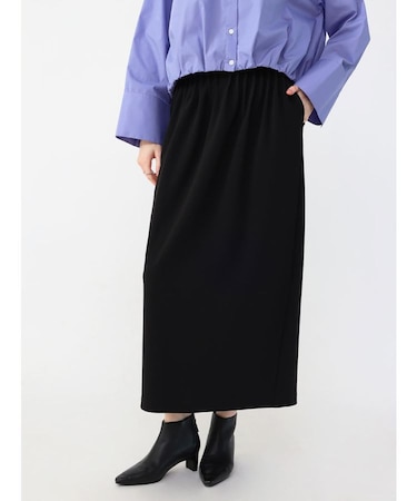 ウエストタックナロースカート