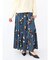 フラワーペイントロングスカート