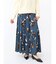 フラワーペイントロングスカート