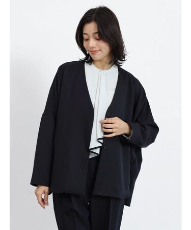 ノーカラードルマンジャケット