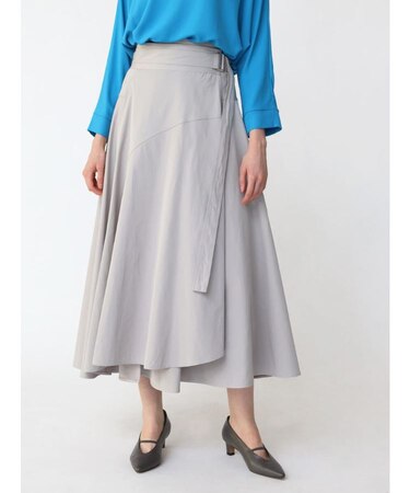 ラップフレアスカート