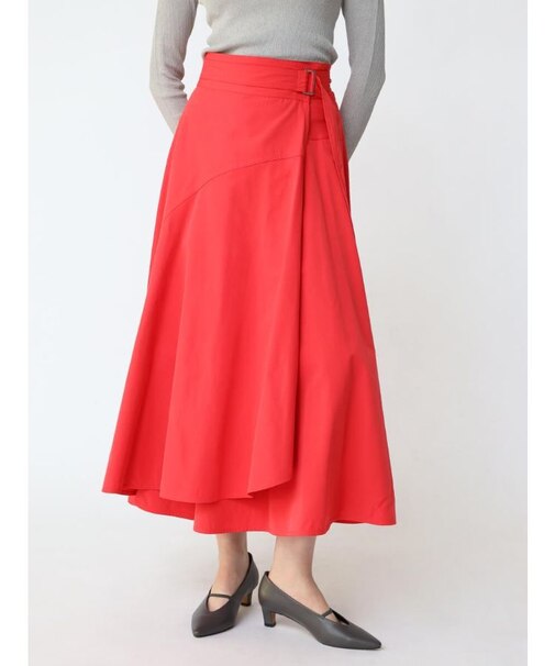 ラップフレアスカート