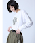 メタリックロゴロングTEE