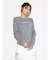 ウォッシュ加工シワクルーネックTEE