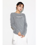 ウォッシュ加工シワクルーネックTEE
