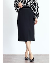 パイピングデザインタイトスカート