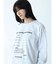 タグプリントロングＴシャツ