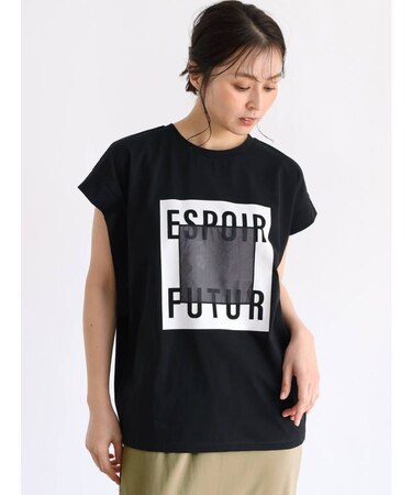 ロゴオーガンジーＴシャツ