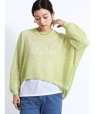 ローゲージ和紙ニット