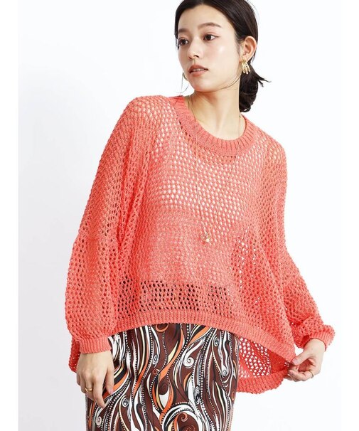 ローゲージ和紙ニット