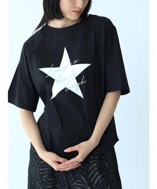 刺繍デザインスターロゴTEE