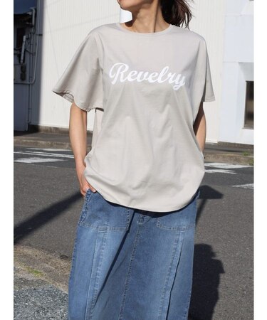 オーバーシルエットロゴカットソー