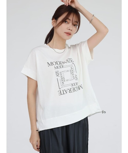 ロゴオーガンジーTシャツ｜メドックの通販｜&mall（アンドモール