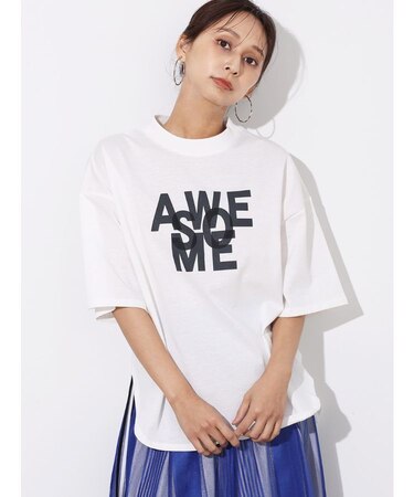 バイカラーロゴTEE