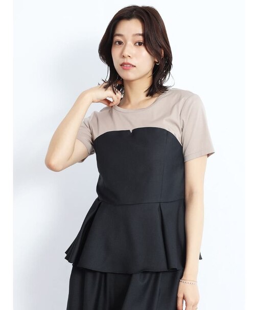 ペプラムビスチェドッキングTシャツ