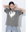 箔ハートプリントTシャツ