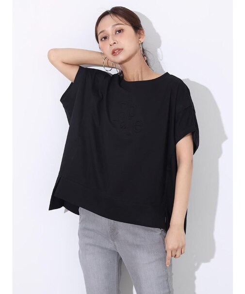 ワイドエンボスロゴTEE