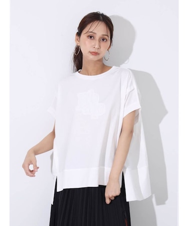 ワイドエンボスロゴTEE