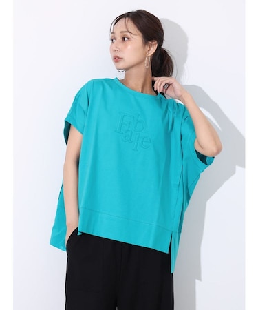 ワイドエンボスロゴTEE