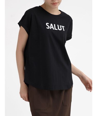 フレンチスリーブロゴTシャツ