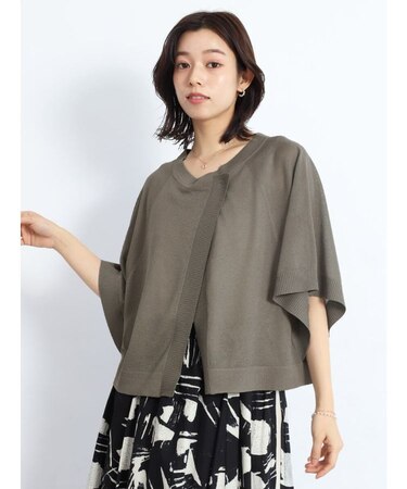 ケープシルエットカーディガン