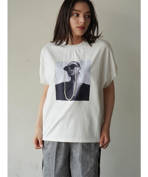 フォトプリントパールTシャツ