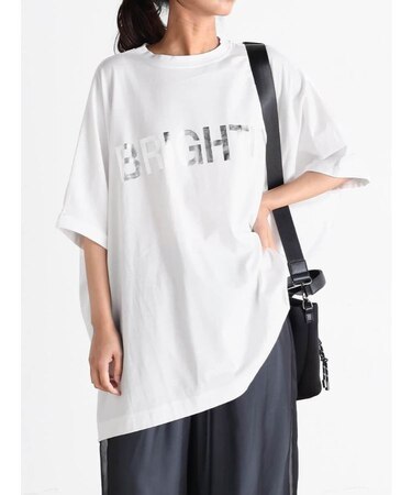 箔ロゴボックスカットソー
