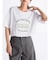 ツイードロゴ刺繍半袖Ｔシャツ