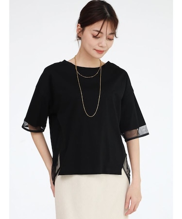 チュールドッキングTシャツ