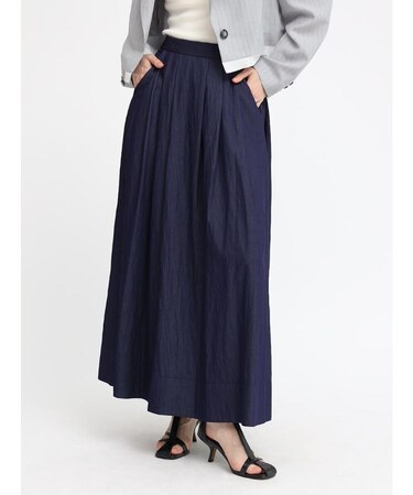 リジッドデニムフレアスカート