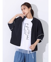バルーンスリーブライトブルゾン