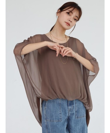 インナードッキングドルマンシアーブラウス