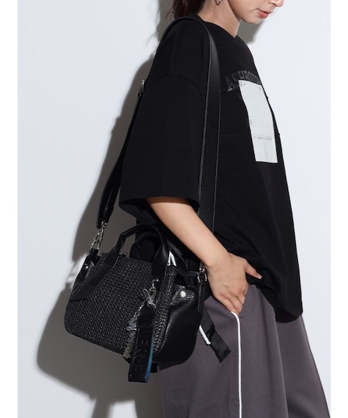 ⭐︎新品未使用⭐︎nouer ショルダーかごバッグ black nouerのバッグの商品一覧｜ファッション通販のYAMADAYA STORE