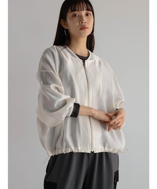 ドロストデザインシアーブルゾン