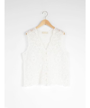 コードレースメッシュジレ